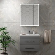 Шкаф с зеркалом Континент Emotion LED 70x80 с подсветкой и датчиком движения