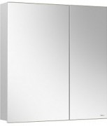 Шкаф с зеркалом Белюкс Триумф ВШ 70 белый глянцевый