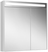 Шкаф с зеркалом Белюкс Бристоль ВШ 80 белый глянец