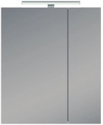 Шкаф с зеркалом VIGO Plaza 600 со светильником Шкаф с зеркалом VIGO Plaza 600 со светильником