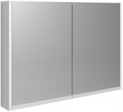 Шкаф с зеркалом Riho Type 02 100x70 с подсветкой, черный глянец Шкаф с зеркалом Riho Type 02 100x70 с подсветкой, черный глянец