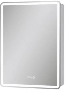 Шкаф с зеркалом Equil Nice LED 60 с часами, правый, белый Шкаф с зеркалом Equil Nice LED 60 с часами, правый, белый