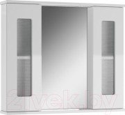Шкаф с зеркалом для ванной Айсберг Кристалл 80 Шкаф с зеркалом для ванной Айсберг Кристалл 80