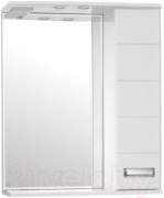 Шкаф с зеркалом для ванной Style Line Ирис 65 (с подсветкой) Шкаф с зеркалом для ванной Style Line Ирис 65 (с подсветкой)