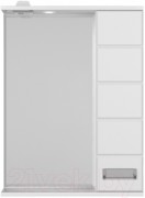 Шкаф с зеркалом для ванной Style Line Ирис 60 (с подсветкой) Шкаф с зеркалом для ванной Style Line Ирис 60 (с подсветкой)