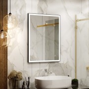 Зеркало Континент Solid Black LED 60x80 с подсветкой Зеркало Континент Solid Black LED 60x80 с подсветкой