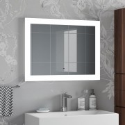 Зеркало Континент Relax LED 100x70 с подсветкой и бесконтактным сенсором Зеркало Континент Relax LED 100x70 с подсветкой и бесконтактным сенсором