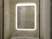 Зеркало Континент Lacio LED 60x80 с подсветкой и бесконтактным сенсором Зеркало Континент Lacio LED 60x80 с подсветкой и бесконтактным сенсором