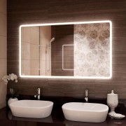 Зеркало Континент Demure LED 120x70 с подсветкой и бесконтактным сенсором Зеркало Континент Demure LED 120x70 с подсветкой и бесконтактным сенсором