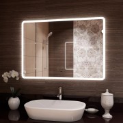 Зеркало Континент Demure LED 100x70 с подсветкой и бесконтактным сенсором Зеркало Континент Demure LED 100x70 с подсветкой и бесконтактным сенсором