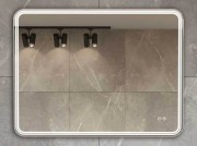Зеркало Vincea LED VLM-3MA800-2 80x60 c сенсорным выключателем и диммером, с антизапотеванием Зеркало Vincea LED VLM-3MA800-2 80x60 c сенсорным выключателем и диммером, с антизапотеванием