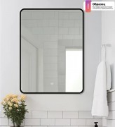 Зеркало Дабл-Ю Бангкок Black 80x80 с подсветкой и антизапотеванием Зеркало Дабл-Ю Бангкок Black 80x80 с подсветкой и антизапотеванием