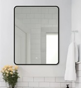 Зеркало Дабл-Ю Бангкок Black 100x80 с подсветкой и антизапотеванием Зеркало Дабл-Ю Бангкок Black 100x80 с подсветкой и антизапотеванием