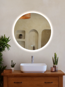 Зеркало Дабл-Ю Афины Классик 80 с подсветкой Зеркало Дабл-Ю Афины Классик 80 с подсветкой