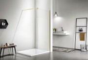 Душевое ограждение Adema Walk-in Реген Золото-90 прозрачное стекло Душевое ограждение Adema Walk-in Реген Золото-90 прозрачное стекло