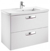 Тумба с умывальником Roca The Gap Original 80 см, белый глянец Тумба с умывальником Roca The Gap Original 80 см, белый глянец