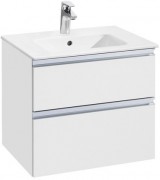 Тумба с умывальником Roca The Gap New 60 см, белый глянец