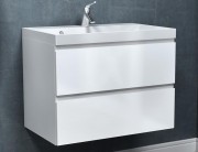 Тумба подвесная Vela Мира 70П под умывальник Classica белая