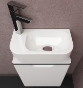 Тумба подвесная Vela Венеция мини 40 TU270631 белый глянец Тумба подвесная Vela Венеция мини 40 TU270631 белый глянец