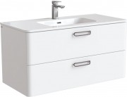 Тумба подвесная Iddis Brick BRI10W1i95K с умывальником 0101000i28 белый Тумба подвесная Iddis Brick BRI10W1i95K с умывальником 0101000i28 белый