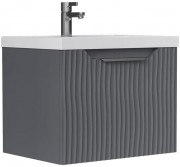 Тумба подвесная EQUIL Mirage 60.1Y под умывальник Prime 60 графит софт Тумба подвесная EQUIL Mirage 60.1Y под умывальник Prime 60 графит софт