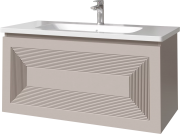 Тумба подвесная Caprigo Modo Quarta 100 35715-SF022 коричневый матовый Тумба подвесная Caprigo Modo Quarta 100 35715-SF022 коричневый матовый