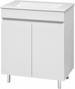 Тумба под умывальник Misty Енисей - 70, распашная, белый Тумба под умывальник Misty Енисей - 70, распашная, белый