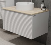 Тумба под умывальник Jorno Cossety 80 белая/дуб мавелла голд Тумба под умывальник Jorno Cossety 80 белая/дуб мавелла голд