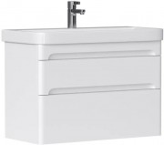 Тумба под умывальник EQUIL Nice 80.2Y (9595) подвесная, белый матовый Тумба под умывальник EQUIL Nice 80.2Y (9595) подвесная, белый матовый