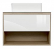 Тумба под умывальник Cersanit Louna 80 / SP-SZ-LOU80-BL/Wh белый/бежевый Тумба под умывальник Cersanit Louna 80 / SP-SZ-LOU80-BL/Wh белый/бежевый