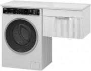 Тумба под стиральную машину Brevita Enfida 60 подвесная, белая матовая эмаль Тумба под стиральную машину Brevita Enfida 60 подвесная, белая матовая эмаль