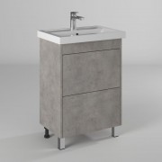 Тумба напольная BRIZ Риччи 70 с умывальником Фостер бетон Тумба напольная BRIZ Риччи 70 с умывальником Фостер бетон