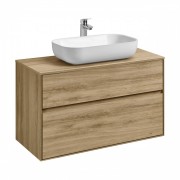 Тумба Акватон Либерти 100 Дуб Эльвезия со столешницей Либерти 100 Дуб Эльвезия