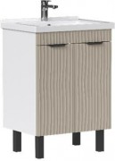 Тумба Volna Lotty 60.2D под умывальник Миранда, латте Тумба Volna Lotty 60.2D под умывальник Миранда, латте