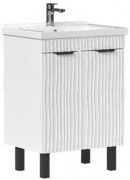 Тумба Volna Lotty 60.2D под умывальник Миранда, белая Тумба Volna Lotty 60.2D под умывальник Миранда, белая