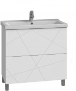 Тумба Vigo Geometry 800-0-2 под умывальник Нео, белый глянец Тумба Vigo Geometry 800-0-2 под умывальник Нео, белый глянец