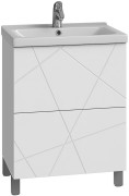 Тумба Vigo Geometry 600-0-2 под умывальник Фостер белый Тумба Vigo Geometry 600-0-2 под умывальник Фостер белый