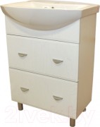 Тумба с умывальником СанитаМебель Лотос 601.600 + Грация Тумба с умывальником СанитаМебель Лотос 601.600 + Грация