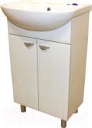 Тумба с умывальником СанитаМебель Лотос 601.520 + Ладога 50 Тумба с умывальником СанитаМебель Лотос 601.520 + Ладога 50