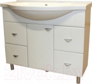 Тумба с умывальником СанитаМебель Лотос 601.1000 + 1WH110255 Тумба с умывальником СанитаМебель Лотос 601.1000 + 1WH110255