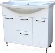 Тумба с умывальником СанитаМебель Камелия-69.51к Д2 + Эльбрус 90 Тумба с умывальником СанитаМебель Камелия-69.51к Д2 + Эльбрус 90