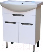 Тумба с умывальником СанитаМебель Камелия-64.22 Д3 + Балтика 60 Тумба с умывальником СанитаМебель Камелия-64.22 Д3 + Балтика 60