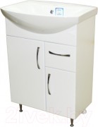 Тумба с умывальником СанитаМебель Камелия-64.15 Д2 + Грация Тумба с умывальником СанитаМебель Камелия-64.15 Д2 + Грация