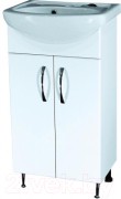 Тумба с умывальником СанитаМебель Камелия-61.13 Д2 + Лидер 45 Тумба с умывальником СанитаМебель Камелия-61.13 Д2 + Лидер 45
