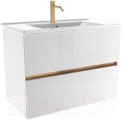 Тумба с умывальником ЗОВ Лира 100 L100MW0MWGVG-OL100 (белый глянец) Тумба с умывальником ЗОВ Лира 100 L100MW0MWGVG-OL100 (белый глянец)
