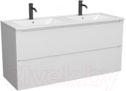 Тумба с умывальником ЗОВ Дион 120 D120LWP0M9003MKV5-OL120 (белый матовый) Тумба с умывальником ЗОВ Дион 120 D120LWP0M9003MKV5-OL120 (белый матовый)