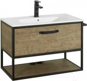 Тумба с умывальником Акватон Лофт Ф 80 (1A2424K6LTDY0)