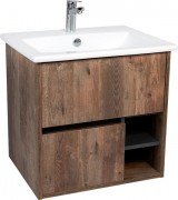 Тумба с умывальником Viant Люксембург Элина 75 VLUX75ELD-T2YP (дерево)+WH501619