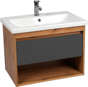 Тумба с умывальником Viant Бостон Como 70 VBOS70COG-T1YP+S-UM-COM70/1-w Тумба с умывальником Viant Бостон Como 70 VBOS70COG-T1YP+S-UM-COM70/1-w