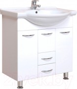 Тумба с умывальником Onika Моника 75.10 (107501 + 1WH110259) Тумба с умывальником Onika Моника 75.10 (107501 + 1WH110259)